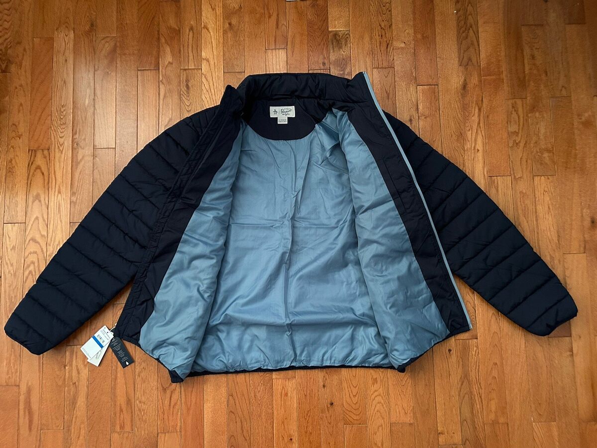 NWT $145 Original Penguin Men's Quilted Puffer Jacket Navy NWT $145 Original Penguin Men's Quilted Puffer Jacket Navy