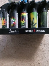 Glickit Torch Gun Butane Gs aTorch Lighters with Unique Designs Lot of 15pcs