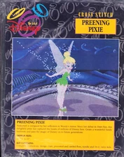 Cross Stitch KIT DISNEY Vintage Fairy Tinkerbell Pixie RARE SEALED HTF OOP