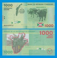 Burundi 1000 Francs P 51a 2015 UNC ( P 51 a )