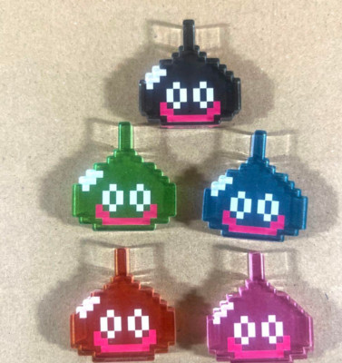 Dragon Quest AM Acrylic Block Dot Slime figure set 3cm 2024