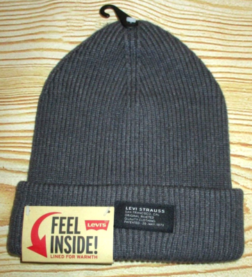 Levi's Women's Cuffed Beanie With Fur Pom – Warm Acrylic Knit Hat, One Size Fits Most - View #11