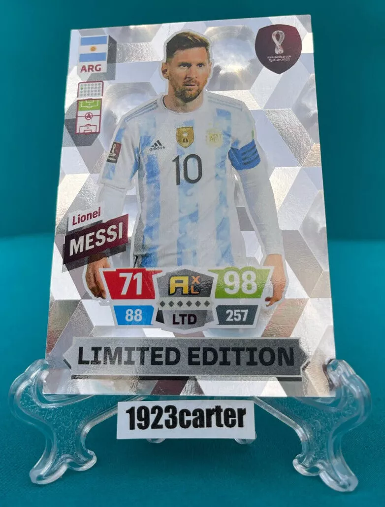 Lionel Messi Limited Edition Panini Adrenalyn XL FIFA World Cup