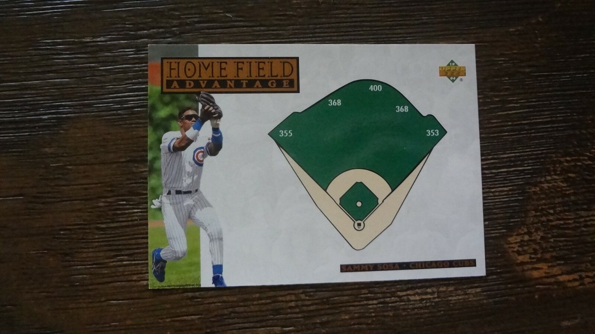 1994 UPPER DECK # 268 SAMMY SOSA HOME FIELD ADVANTAGE BASEBALL