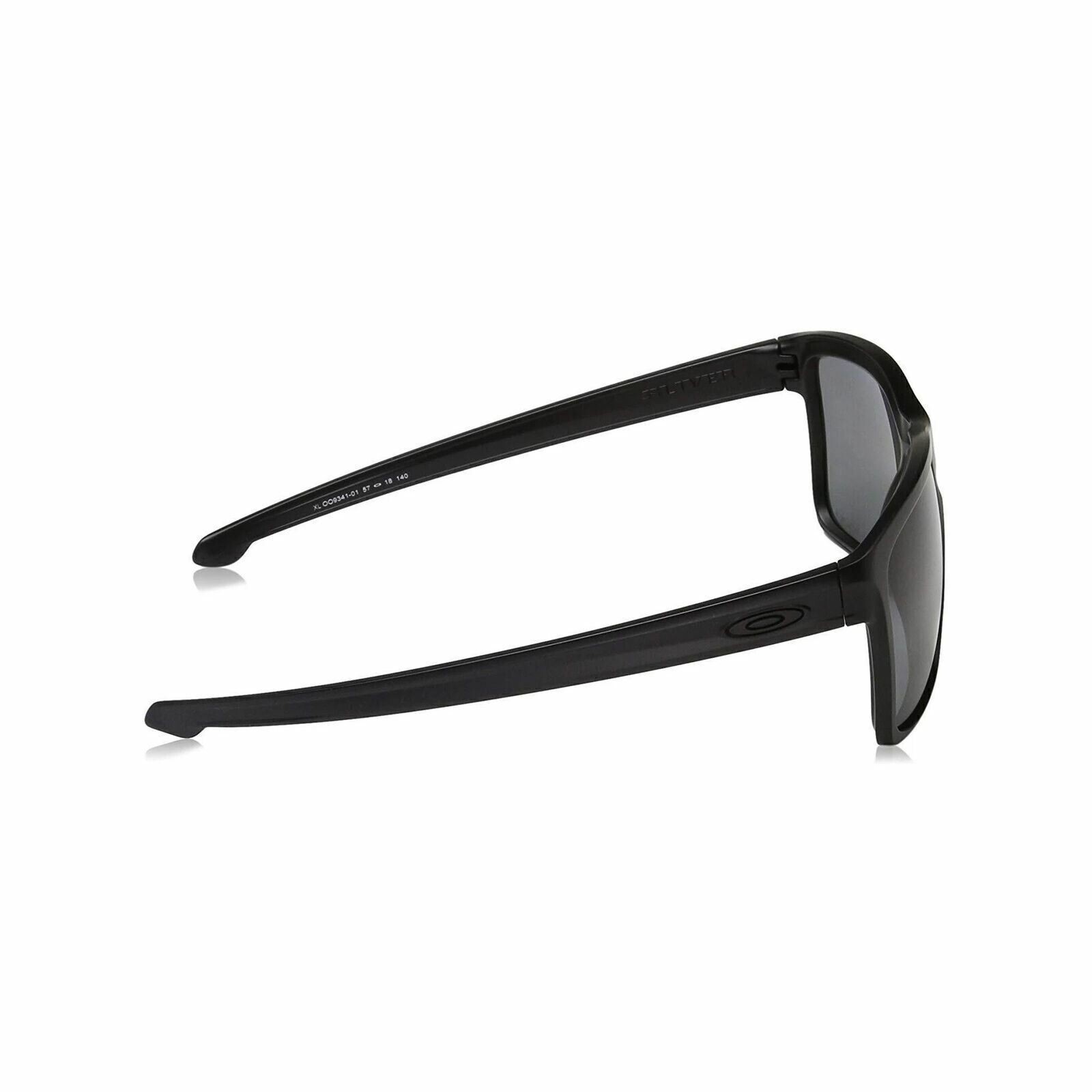 Oakley OO934101 Sliver XL Mens Sunglasses Matte Black/Grey Polarized
