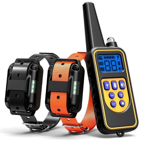 3000 FT Dog Training US Collar Rechargeable Remote Shock PET Waterproof Trainer - Picture 2 of 14