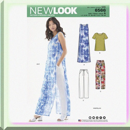 ChicStitch Women's Tunic & Pants Sewing Kit (Sizes 8-18) - White - Picture 2 of 7