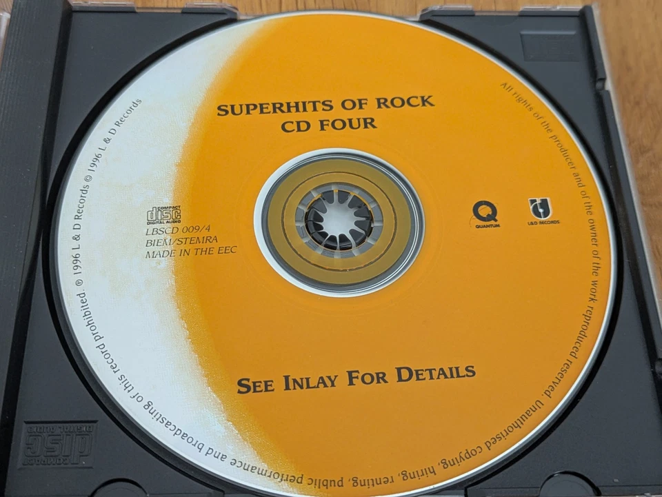 Various Superhits of Rock 1965-1979 CD 4 L & D Records Boston Lynyrd Skynyrd ELO - Bild 3 von 4