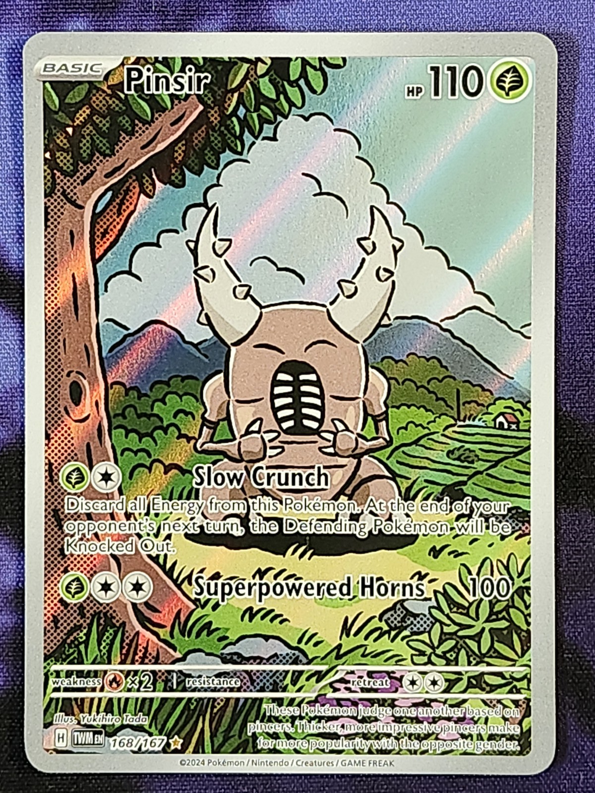 Pokemon Pinsir 168/167 Twilight Masquerade TWM