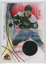 2024-25 Upper Deck SP Game Used Red Auto Jersey 58/65 Matt Boldy #91 Auto 1g0e