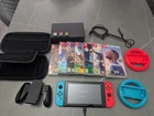 ⭐️ Nintendo Switch Console Bundle With 10 Games And Extras ⭐️