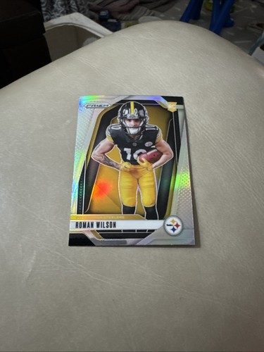 Roman Wilson 2024 Panini Prizm Silver Prizm Image Variation Rookie Card #35 SP