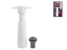 Vacu Vin Pump Saver With Cap For White Bottles