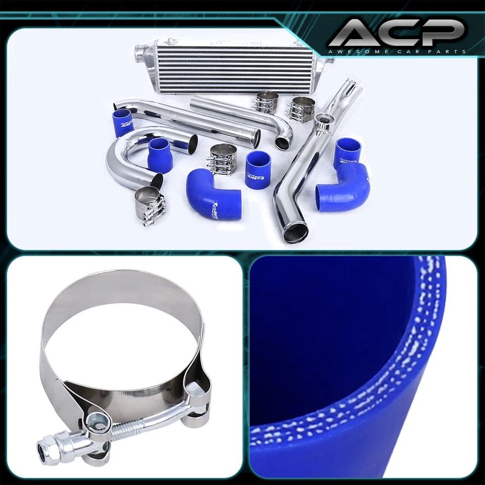 28" X 7" Front Mount Intercooler + Turbo Piping Kit For 89-97 Mitsubishi Mirage - Image 4 of 4