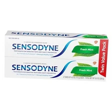  Sensitive Toothpaste, ADA Accepted Toothpaste for Cavity Prevention Fresh Mint
