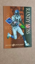 2003-LEAF LIMITED-RANDY MOSS BRONZE SPOTLIGHT PARALLEL-/150-VIKINGS