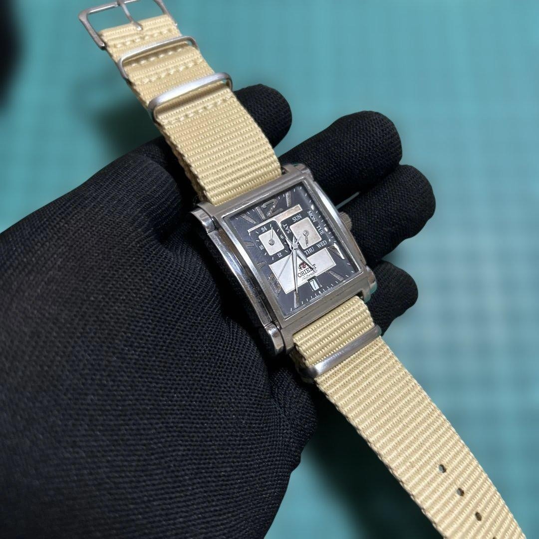 ORIENT Automatic Watch Square Black - image 4