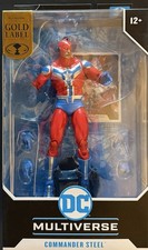 DC Multiverse Commander Steel Action Figure New Sealed JSA Gold Label Mcfarlane