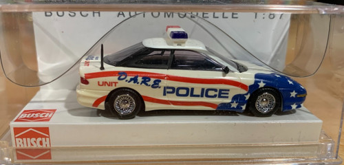 Ford Probe D.A.R.E. Busch HO 1/87 #47408 muy raro Police Cruiser nuevo en caja | Zustand: New