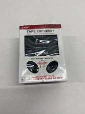 ION Tape Express+ Tape-to-MP3 Converter Cassette Player USB Digital Transfer New
