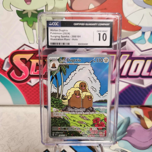 Alolan Dugtrio graded CGC 10 for sale on eBay