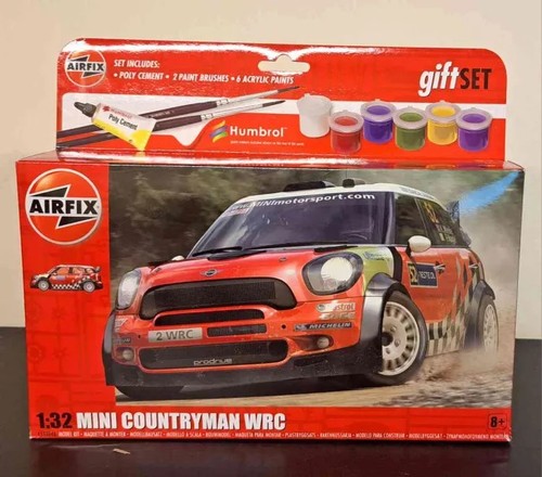 AIRFIX 1/32 SET REGALO DA APPENDERE MINI COUNTRYMAN WRC (KIT PLASTICA) A55304A -SCATOLA STRAPPATA - Foto 1 di 1