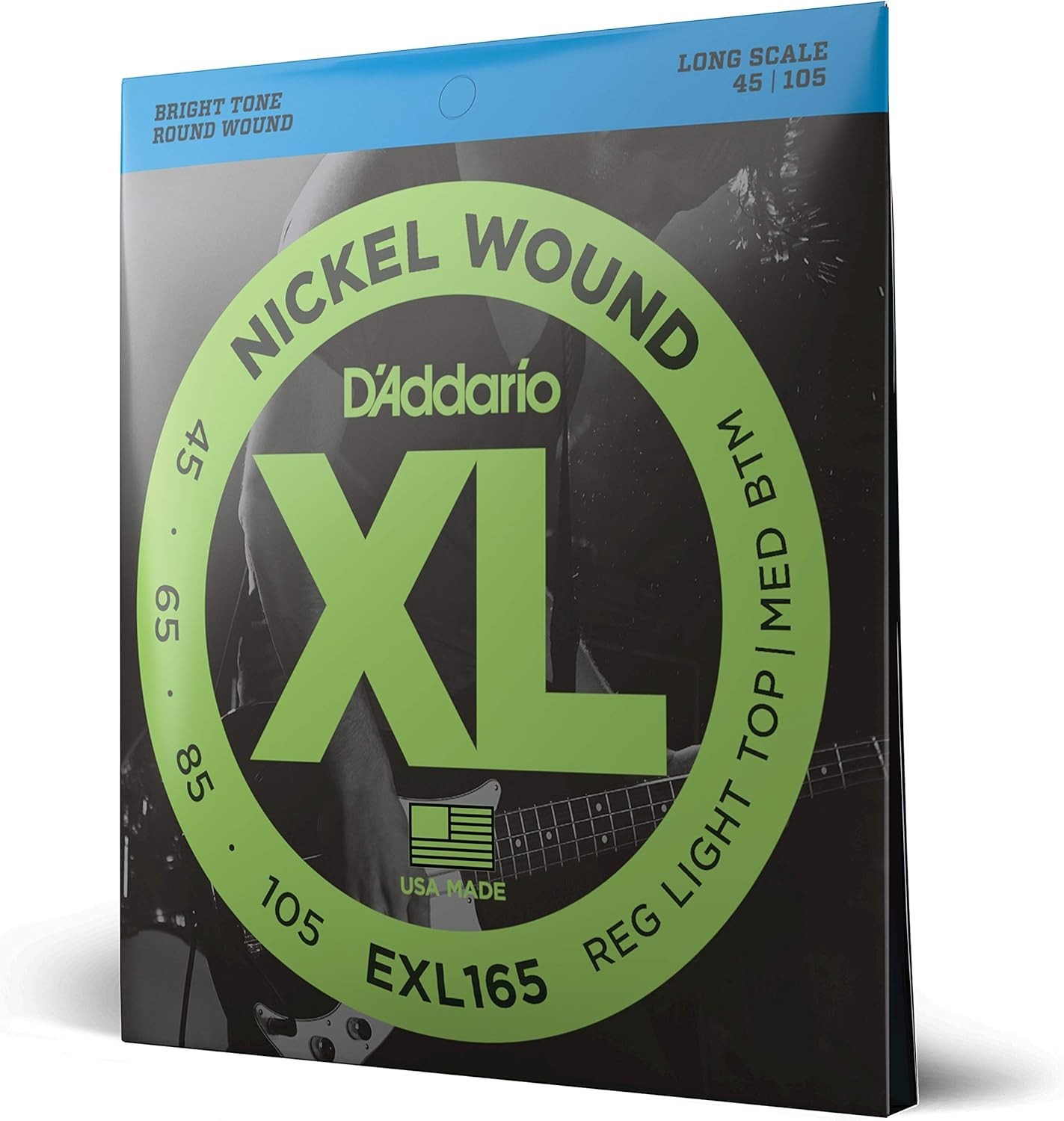 4-String D'Addario XL Nickel Bass Strings, Regular Light/Medium, Earn Rewards!