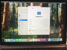 Apple MacBook Air 13" i3 1.1GHz 8GB 256GB Gray A2179 2020 Service Battery 280