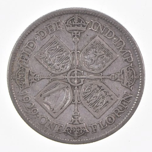 1929 George V Florin — photo from the most recent tracked eBay sale