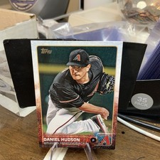DANIEL HUDSON #485 2015 Topps Baseball Arizona Diamondbacks