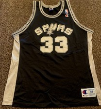 Rare San Antonio Spurs Antonio Daniels #33 Champion NBA jersey 48 XL 1999/2000