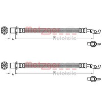 2X Metzger BremsschlÄUche Hinten Beidseitig Passend FÜR Toyota Corolla