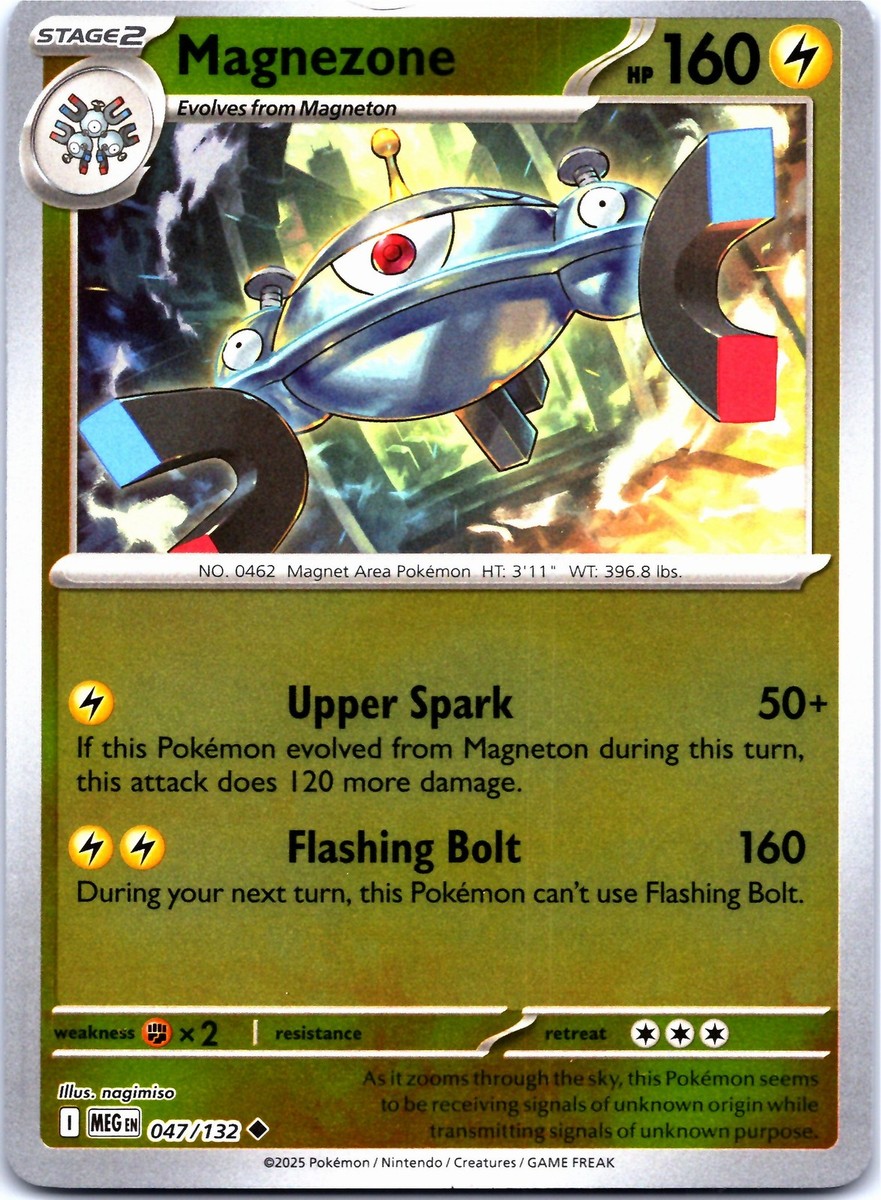 Magnezone 047/132 - ME01: Mega Evolution Reverse Holo | eBay