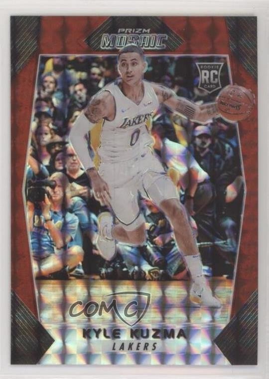 2017-18 Panini Prizm Mosaic Red Kyle Kuzma #23 w4l