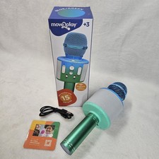 Move2Play Kids Karaoke Microphone w/ Bluetooth  Songs Rechargeable Toy