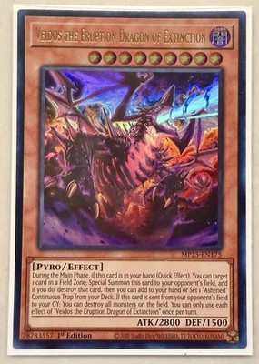 Veidos the Eruption Dragon of Extinction MP25-EN175 2025 Mega-Pack 1st Edition
