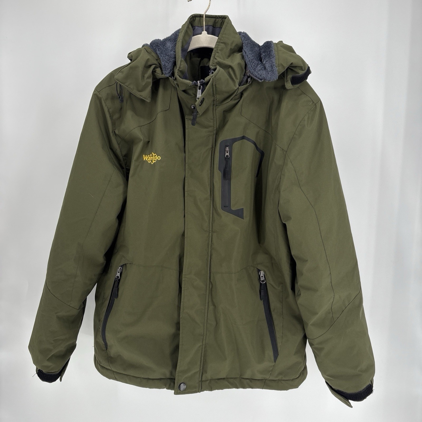 Wantdo Jacket Medium Green Waterproof Outdoor Ski… - image 1
