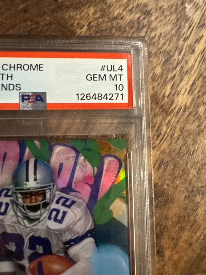 2024 TOPPS CHROME Emmitt Smith URBAN LEGENDS SSP  #UL4 PSA 10 - Image 3 of 4