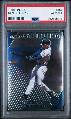 1999 FINEST #256 KEN GRIFFEY JR. MARINERS HOF PSA 10