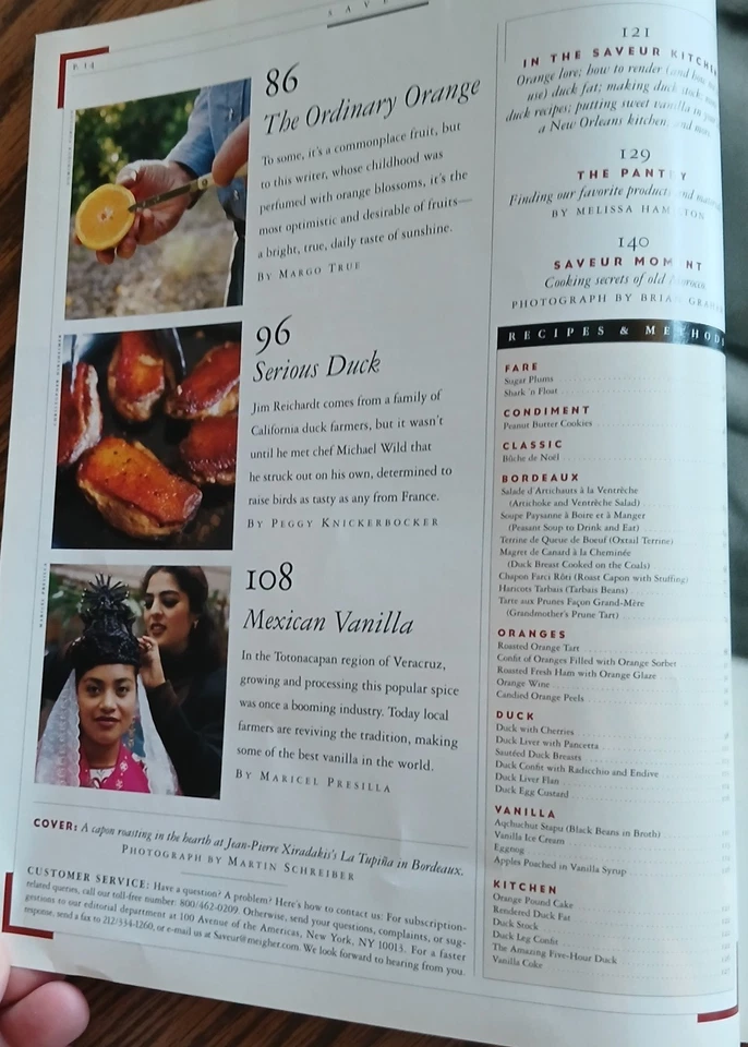 Saveur magazine No. 39 December 1999 VERY GOOD - Image 3 of 3