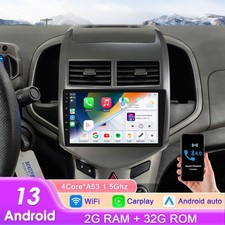 Car Stereo Radio Carplay 32g Android 13 For Chevrolet Aveo Chevy Sonic 2011-2016