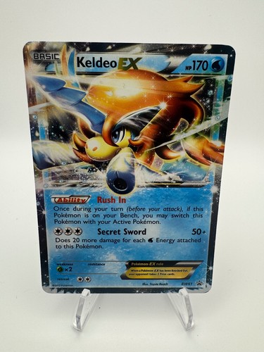 Keldeo EX BW61 Holo Promo Black And White Promo Pokemon Lightly Played