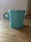Vintage Fiesta Ware Tom and Jerry Cup Turquoise Genuine HLC USA 2.5”T