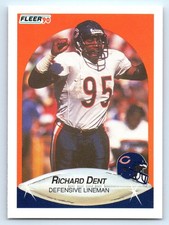 1990 Fleer #291 Richard Dent Chicago Bears