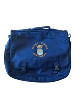 US AIR FORCE  Embroidery Logo Blue Canvas Laptop Bag