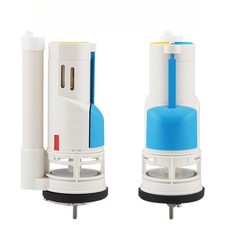 Complete Toilet Drain Valve Kit with Stainless Steel and Rubber Seal 21cm 27cm