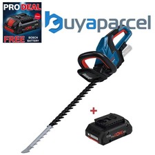Bosch GHE 18V-60 18V Professional Cordless Brushless Hedge Trimmer + 4ah Procore