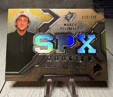 MARCO BELINELLI | 2007-08 SPx Rookie RC #’d 029/299 #97 Golden State Warriors