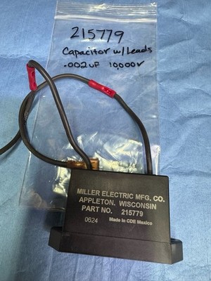 215779 HF Capacitor .002 10000 SYNCROWAVE 250 DX Miller Welder Parts ...