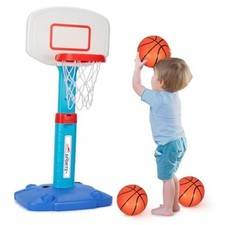 Basketball Hoop Indoor Outdoor Toys for Toddlers 1-3, Kids Basketball Blue